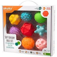 AKUKU set of sensory balls coloured 8 pcs - Children's Ball