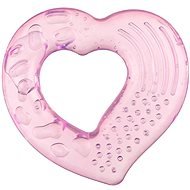 AKUKU cooling teether heart, pink - Baby Teether