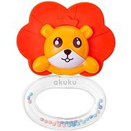 AKUKU silicone teether with lion rattle - Baby Teether