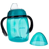 AKUKU inclined cup with silicone mouthpiece blue, 280 ml - Children's Water Bottle