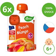 DEVA peach, mango 6×90 g - Meal Pocket