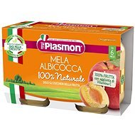 PLASMON gluten-free fruit apple and apricot 2×104 g, 6m+ - Baby Food