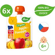 DEVA organic apple, pineapple 6×90 g - Meal Pocket