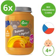 DEVA banana, apricot 6×200 g - Baby Food