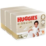 HUGGIES Extra Care veľkosť 4 (180 ks) - Jednorazové plienky