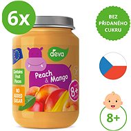 DEVA Peach, Mango 6×200g - Baby Food