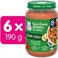 GERBER Organic 100% vegetable ratatouille with macaroni 6×190 g - Baby Food