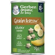GERBER Organic chrumky banánové 35 g - Chrumky pre deti