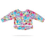PETIT LULU Blooming garden - bib with sleeves M - Bib