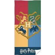 CARBOTEX Harry Potter Bradavické koleje 70×140 cm - Children's Bath Towel