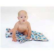 PETIT LULU Hippos in a T-shirt changing mat, 70 × 50 cm - Changing Pad