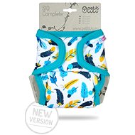 PETIT LULU Turquoise feathers SIO complete pat - Cloth Nappies