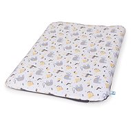 CEBA cover Dark grey, Elephant + Light grey, Elephant, 50 × 70 cm, 2 pcs - Changing Mat Cover