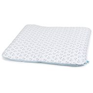 CEBA cover Blue, Teddy Bear + Light grey, Teddy Bear, 75 × 72 cm, 2 pcs - Changing Mat Cover