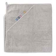 CEBA EcoVero Line Moonbeam hooded towel, 100 × 100 cm - Children's Bath Towel