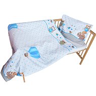 COSING 2-piece set of bed linen - Owl and squirrel blue - Children's Bedding