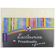COSING Bavlněné prostěradlo 120×60 cm - žlutá - Prostěradlo