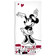 CARBOTEX Minnie in Love 70×140cm - Children's Bath Towel
