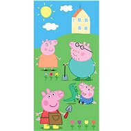 TIPTRADE Piglet Pepina Spring in the Garden 70×140cm - Children's Bath Towel