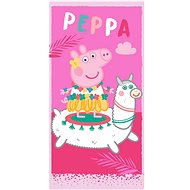 TIPTRADE Peppa Pig and Llama 70×140cm - Children's Bath Towel