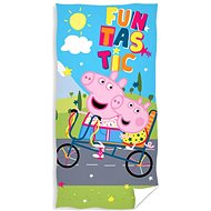 TIPTRADE Peppa Pig Bike Trip 70×140cm - Children's Bath Towel