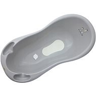 MALTEX baby bath tub zebra grey with valve, 100 cm - Tub