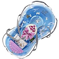 MALTEX newborn baby carrier zebra blue, 84 cm - Baby Bathtub