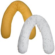 EKO ZOFIA KOT breastfeeding pillow Mustard Yellow 180 cm - Nursing Pillow