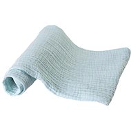 BABYMATEX Muslin cotton diapers light turquoise 2 pcs white 1 pcs, 70 × 80 cm - Cloth Nappies