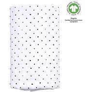 MOTHERHOOD muslin diaper BIO XXL Black Dots, 130 × 130 cm - Cloth Nappies