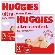 HUGGIES Ultra Comfort Mega 3 (156 db) - Eldobható pelenka
