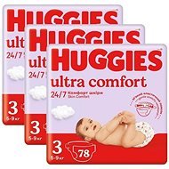 HUGGIES Ultra Comfort Mega 3 (234 db) - Eldobható pelenka