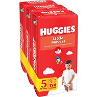 HUGGIES Little Movers Mega 5 (174 pcs) - Disposable Nappies