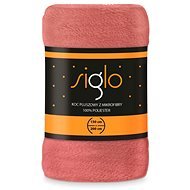FARO blanket made of micro plush Siglo pink 150×200 cm - Blanket