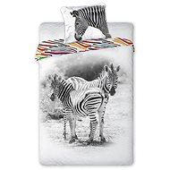 FARO boulder bedding Wild Zebra 140×200 cm - Bed Linen