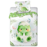 FARO children's boulder bedding Dino 100×135 cm - Bed Linen