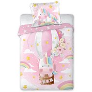 FARO children's boulder bedding Unicorn 100×135 cm - Bed Linen