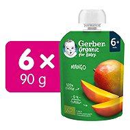 GERBER Organic kapsička mango 6× 90 g - Meal Pocket