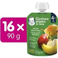 GERBER Organic capsule pear, apple and banana 16×90 g - Meal Pocket