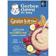 GERBER Natural wheat-oat raspberry and banana porridge 220 g - Milk Porridge