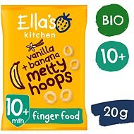 Ella's Kitchen BIO ropogós karikák banánnal és vaníliával (20 g) - Gyerek snack