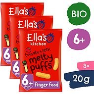 Ella's Kitchen Bio paradicsomos-póréhagymás chips (3× 20 g) - Gyerek snack