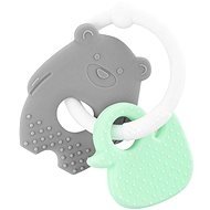 AKUKU baby silicone and cooling teether teddy bear and duck set of 2 - Baby Teether