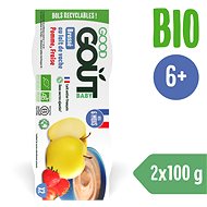 Good Gout Organic strawberry dessert with apple (2×100 g) - Baby Food