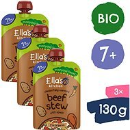 Ella's Kitchen BIO marhahús pörkölt burgonyával (3 ×130 g) - Tasakos gyümölcspüré