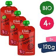 Ella's Kitchen Organic Strawberry and apple (3×120 g) - Meal Pocket