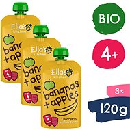 Ella's Kitchen Organic Apple and Banana 3×120 g - Meal Pocket