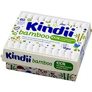 KINDII Bamboo cotton buds for children 60 pcs - Cotton Swabs 