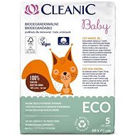 CLEANIC Baby ECO jednorázové podložky 60 × 60 cm, 5 ks - Prebaľovacia podložka