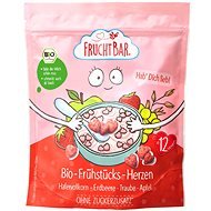 FruchtBar Organic cereal hearts with strawberries, grapes and apple 125 g - Cereals